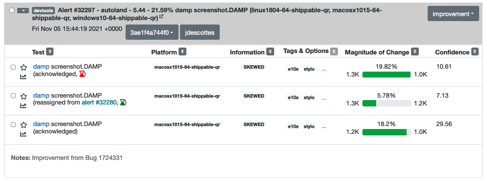 DevTools alert improvement